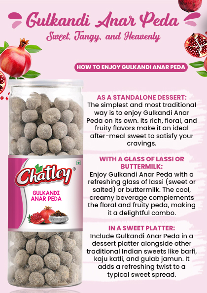 Gulkandi Anar Peda